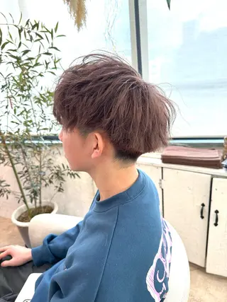 カラー メンズ あしかが ゆいとのヘアスタイル