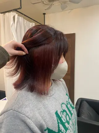 ミディアム 顔周りカット 🎀サヤカ🎀のヘアスタイル
