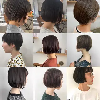 ショート ショートヘア、ボブ こやさん　コヤマのヘアスタイル