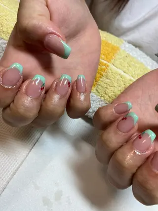 ネイル rukianail 新里のネイルデザイン