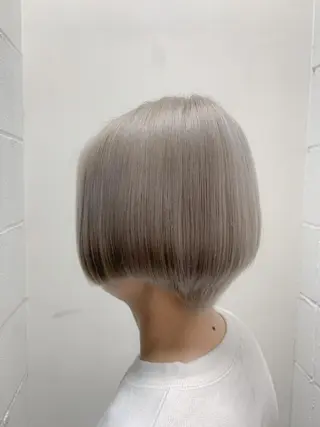 ショート カラー ヘアアレンジ THE./ブリーチ 透感カラー/髪質改善のヘアスタイル