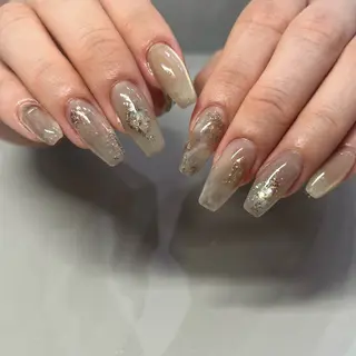 ネイル Ray. ちゅるん系ニュアンスのネイルデザイン