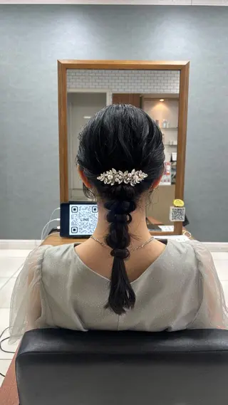 セミロング ヘアセット/艶カラー emi🍒のヘアスタイル