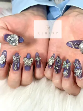 ネイル ❤️💛REBEST 京橋 nailのネイルデザイン