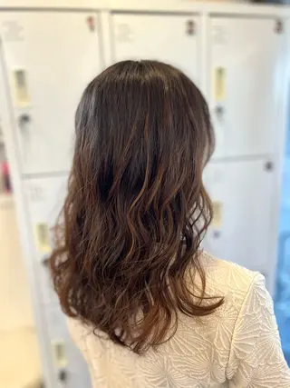 パーマ 平野 沙織のヘアスタイル