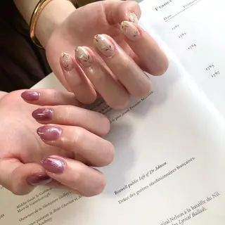 ネイル 黒葛原 めぐみのネイルデザイン