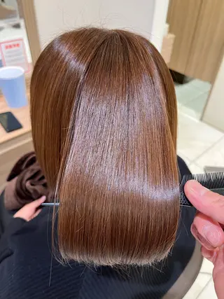 ミディアム カラー 🇰🇷韓国レイヤー 艶カラー／田川佑紀のヘアスタイル