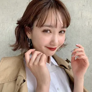 カラー ☘️赤み消し透明感 ヘア☘️LANDのヘアスタイル