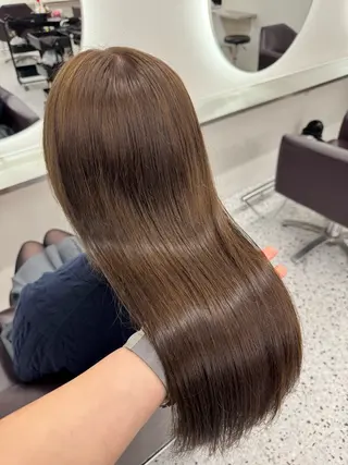 ロング カラー ベージュ透明感カラー 🫧AYUMI🫧のヘアスタイル