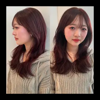 セミロング カラー mai / linoah˚✧のヘアスタイル