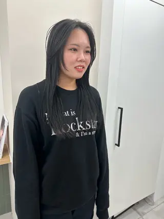 ロング カラー パーマ キッズ オトナヘア🌸 harukaのヘアスタイル