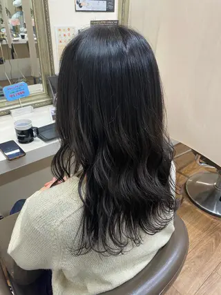 カラー 透明感カラー/韓国 ヘア🩶yuri🩵のヘアスタイル