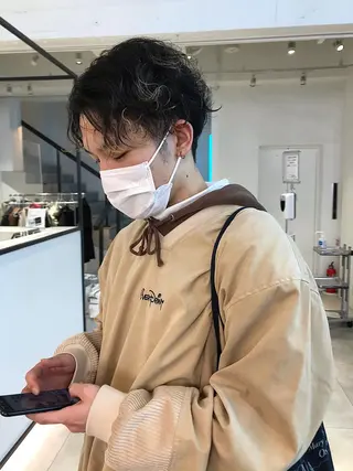 ショート パーマ 🇰🇷カルマパーマ kaito🇰🇷のヘアスタイル