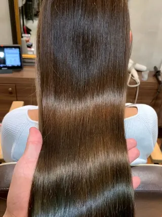 Leverage広尾所属・透明感カラー/ ぷるぷる髪質改善💖のヘアスタイル