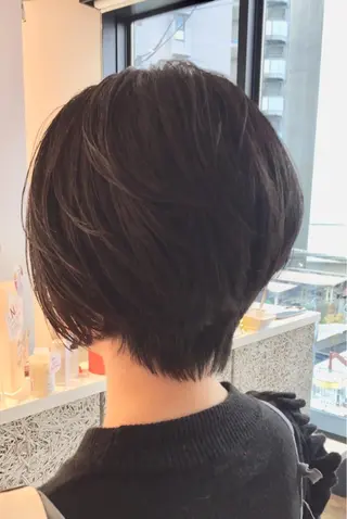 ショート 所渉/韓国レイヤー /ウルフカットのヘアスタイル