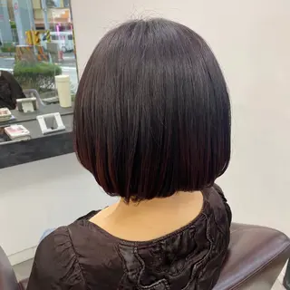 ショート カラー 暖色/レイヤーカット /艶髪/髪質改善/のマツエク・マツパデザイン
