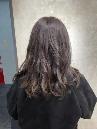 ミディアム blanc hair 西中島MASARUのヘアスタイル