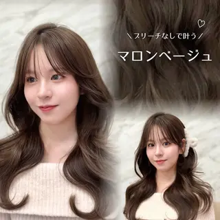 セミロング 前髪/ 顔周り/とばみかのヘアスタイル