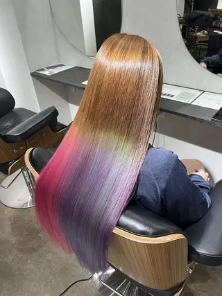 縮毛矯正しかしない人 栄 矢場町 服部飛鳥のヘアスタイル