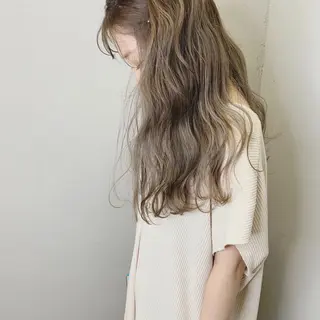 ロング カラー AMI Hair Supply所属・YUSUKE レイヤーカットカラーのヘアスタイル