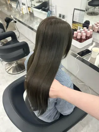 ロング カラー ヘアアレンジ 大人っぽ中韓レディ ヘア🤍MAOのヘアスタイル