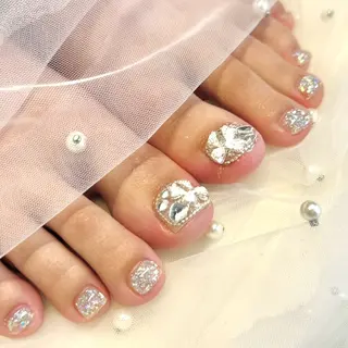 ネイル ルシイ🎀新宿長さ 出しパーツ専門店のネイルデザイン