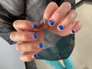 ショート m kaori𓃟のネイルデザイン