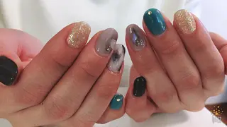 ネイル Aim* 深爪・自爪育成専門店のネイルデザイン