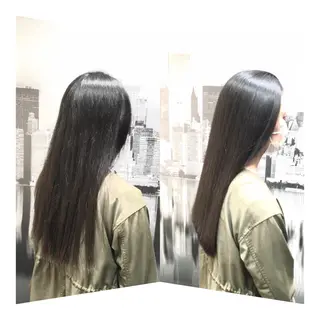 ロング パーマ Annon プライベートサロンのヘアスタイル