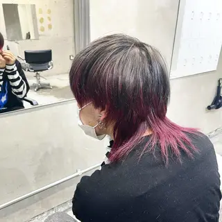 ミディアム メンズ レイヤーカットとハイ トーン/HIROKIのヘアスタイル