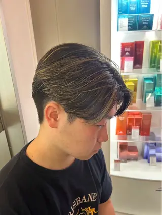 ミディアム カラー パーマ メンズ メンズパーマ特化 🔥韓国ヘア職人🔥のヘアスタイル