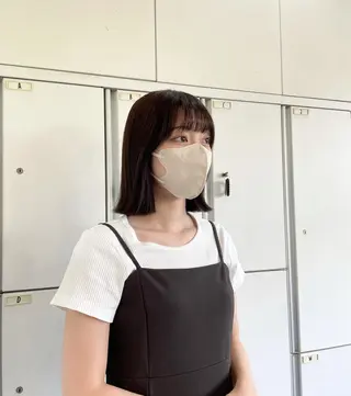 ミディアム カラー nanaka :のヘアスタイル