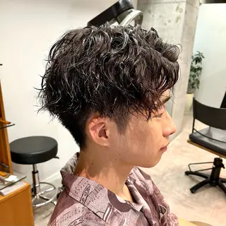 メンズ メンズカット パーマ飯野友喜のヘアスタイル