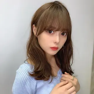 ミディアム 木俣 真也のヘアスタイル