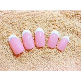 ネイル 痛ネイル/ワンホン/ フィルイン/長さだしのネイルデザイン