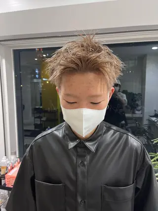 ショート カラー メンズ トレンドヘア◎ 店長　清原佑太のヘアスタイル