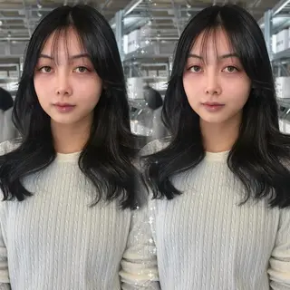 セミロング カラー ダブルカラー/レイヤ ーカット 🤍ゆきなのヘアスタイル