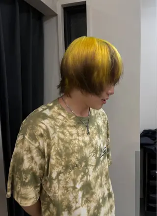 カラー メンズ 堀江／韓国／透明感 ／みずき🐩のヘアスタイル