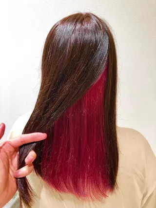 セミロング カラー RUBEUS【ルベウス】所属・✨艶々カラー🎨 杉本賢人のヘアスタイル