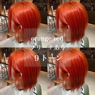 ショート 🍒serika 暖色カラー 🍒のヘアスタイル