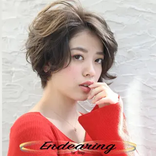 カラー Endearing 銀座/レイヤーカットのヘアスタイル