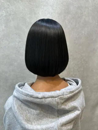 ミディアム 🔸縮毛矯正/髪質 改善カラー石崎🔸のヘアスタイル