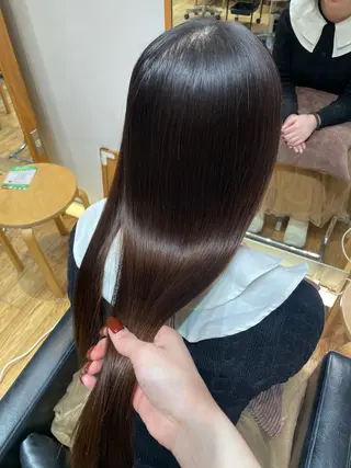 ロング パーマ 縮毛矯正/レイヤー 🌙ひかるのヘアスタイル