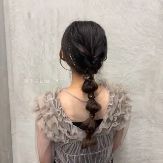 ロング Haruka髪質改善 ヘアセット♡のヘアスタイル