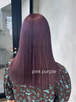 セミロング カラー 茅ヶ崎/ハイトーン/ Ramuのヘアスタイル