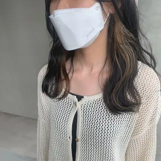 ミディアム カラー ブリーチ/アレンジ 天満/chihiroのヘアスタイル