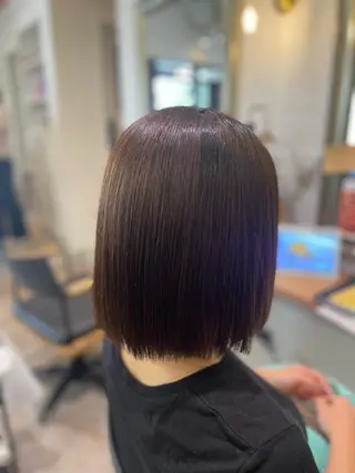 ミディアム 齋藤 真由のヘアスタイル