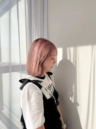 ミディアム カラー アスカ/ 武庫之荘美容室のヘアスタイル