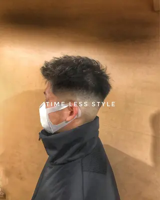 メンズ Back  bone barberのヘアスタイル