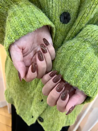 セミロング each所属・𝐞𝐚𝐜𝐡 nanami🩰のネイルデザイン